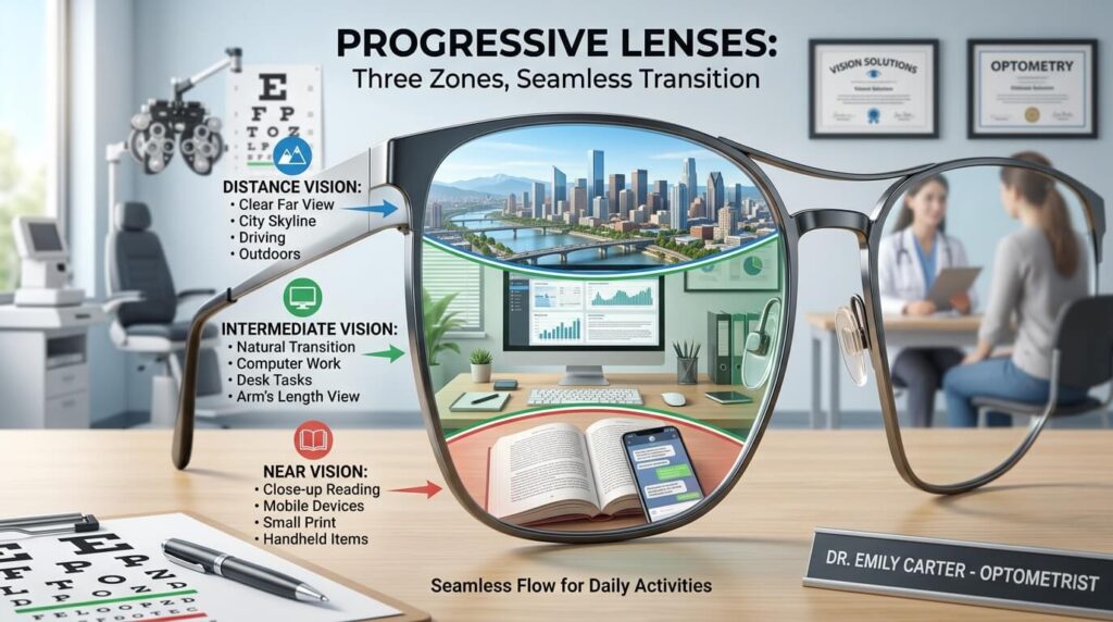 progressive addition lenses
