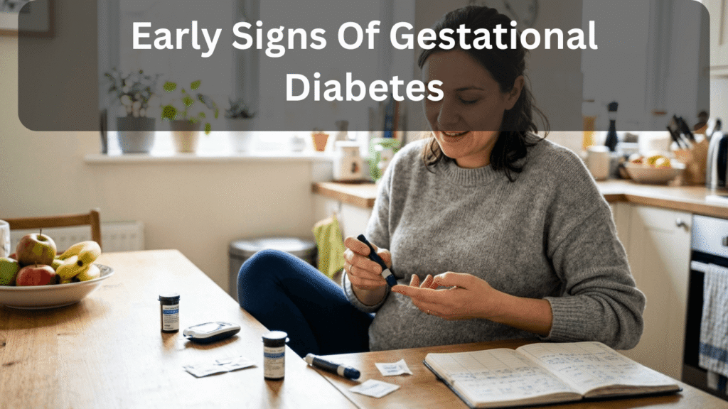 early signs of gestational diabetes