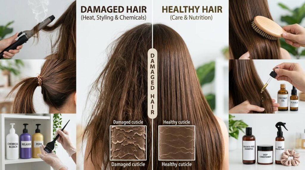 stop hair fall naturally